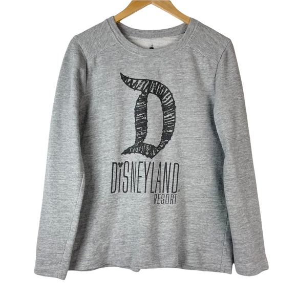 Disney Sweaters - Disney Disney Parks Disneyland Resort Heathered Gray Light Sweater Size Large L